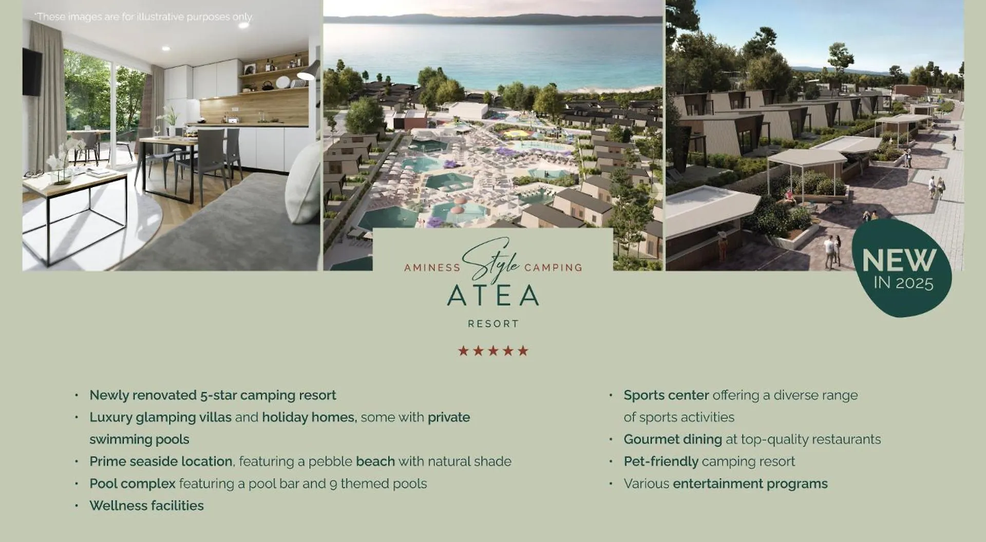 Aminess Style Glamping Villas & Holiday Homes Atea Njivice Semesterpark